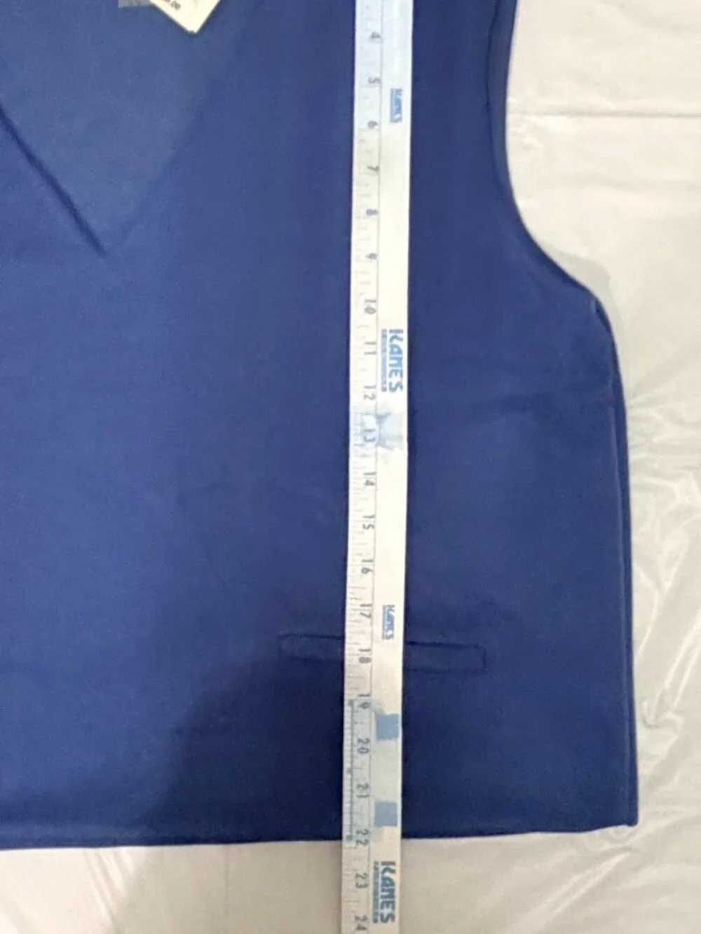 A New Day Women's Sandwash Blue Sleeveless Vest - Size XL - NWT - Picture 4 of 6